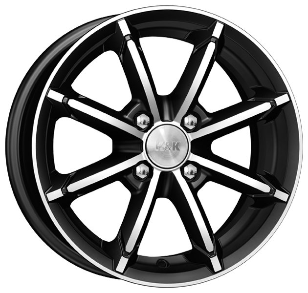 Диск литой КиК Sportline 14x6.0J/4x98 D58.5 ET30 АЛМАЗЧЁРНЫЙ