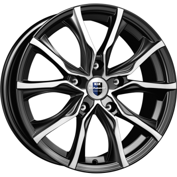 Диск литой КиК Твист 17x7.5J/5x120 D72.6 ET34 алмаз черный
