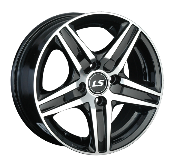 Диск литой LS Wheels LS321 15x6.5J/5x100 D57.1 ET43 BKF для VOLKSWAGEN Golf IV