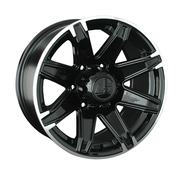 Диск литой LS Wheels LS763 16x8.0J/6x139.7 D106.1 ET10 BKL