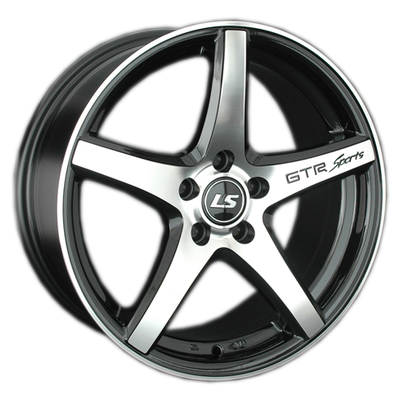 Диск штамп. Grizzly SW01 16x8.0J/6x139.7 D110.1 ET-20 Shinning Black With 2 Red Line