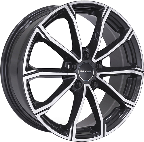 Диск литой MAK DaVinci 16x6.0J/5x112 D57.1 ET43 Black mirror
