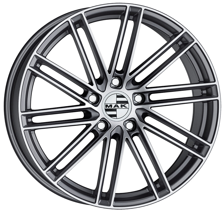 Диск литой MAK Leipzig 21x9.5J/5x112 D66.45 ET25 Gunmetal Mirror Face1