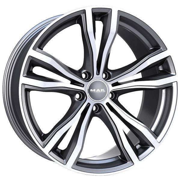 Диск литой MAK X-Mode 20x10.0J/5x120 D74.1 ET40 Gunmetal Mirror Face1
