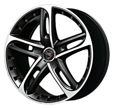 Диск литой КиК Твист 17x7.5J/5x112 D66.6 ET37 алмаз черный