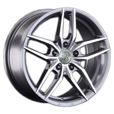 Диск литой Khomen Wheels 1708 17x6.5J/5x114.3 D54.1 ET45 Black-FP