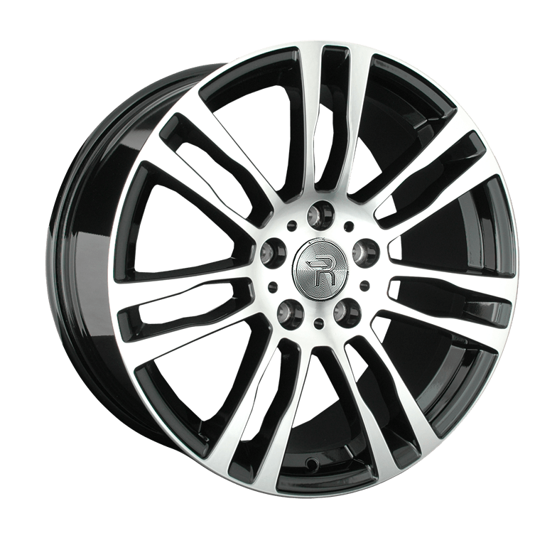 Диск литой Khomen Wheels 1712 17x7.0J/5x108 D54.1 ET40 Black-FP