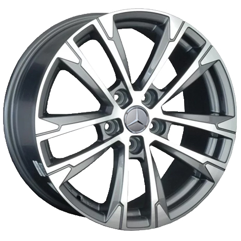 Диск литой Premium Series KP015 19x7.5J/5x114.3 D67.1 ET51 Fury black для KIA Sportage