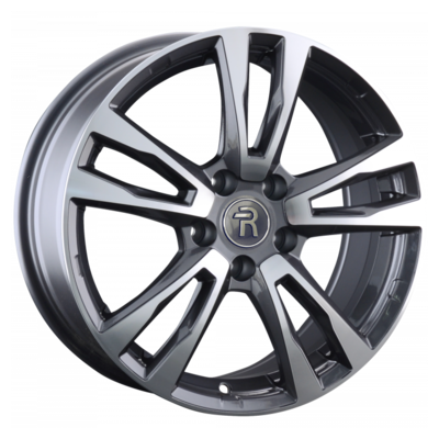 Диск литой Khomen Wheels 1714 17x7.0J/5x112 D57.1 ET40 Black-FP