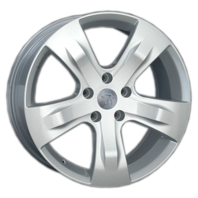 Диск литой Khomen Wheels 1716 17x7.0J/5x108 D54.1 ET40 Black-FP