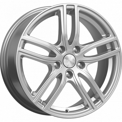 Диск литой СКАД Брайтон 17x7.0J/5x114.3 D60.1 ET39 черный бархат