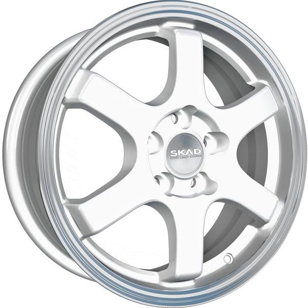Диск литой СКАД Киото 15x6.0J/4x98 D58.6 ET38 алмаз белый