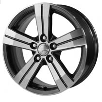 Диск литой КиК КС673 17x7.0J/5x114.3 D60.1 ET45 ДАРК ПЛАТИНУМ