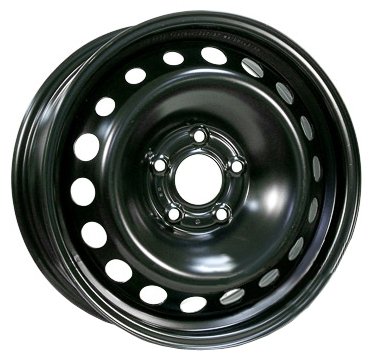 Диск штамп. TREBL Volkswagen 7755 15x6.0J/5x112 D57.1 ET43 Black для AUDI 100