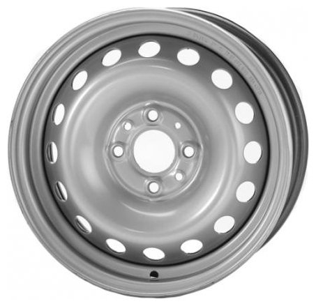 Диск штамп. TREBL Citroen 6215T 14x5.5J/4x108 D65.1 ET24 Silver для PEUGEOT 1007