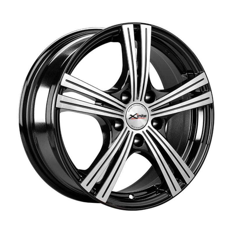 Диск литой X'trike X-112 16x6.5J/5x114.3 D67.1 ET45 BK/FP для TOYOTA Camry