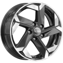 Диск литой КиК КС979 16x6.0J/5x112 D57.1 ET43 алмаз черный