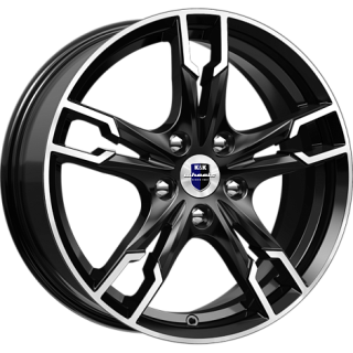 Диск литой КиК Солар (КС875) 17x7.0J/5x114.3 D67.1 ET40 алмаз черный