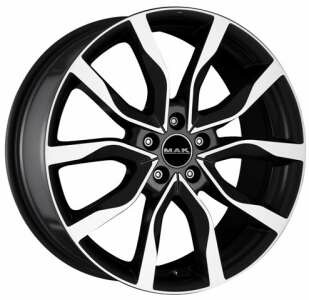 Диск литой MAK Highlands 20x8.5J/5x120 D72.6 ET40 Black mirror