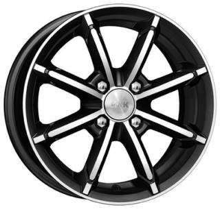 Диск литой КиК Sportline алмаз черный 14x6.0J/4x100 D67.1 ET40