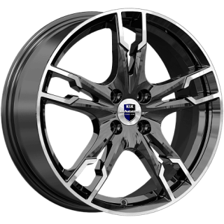 Диск литой КиК Солар 17x7.0J/5x105 D56.6 ET40 алмаз чёрный