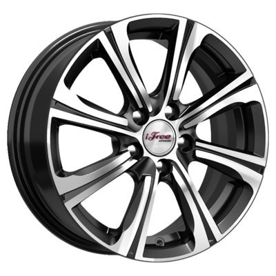 Диск литой iFree Апероль 15x6.0J/4x100 D54.1 ET46 блэк джек