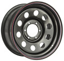 Диск штамп. Off-Road Wheels Toyota/Nissan 17x8.0J/6x139.7 D110 ET10 Черный