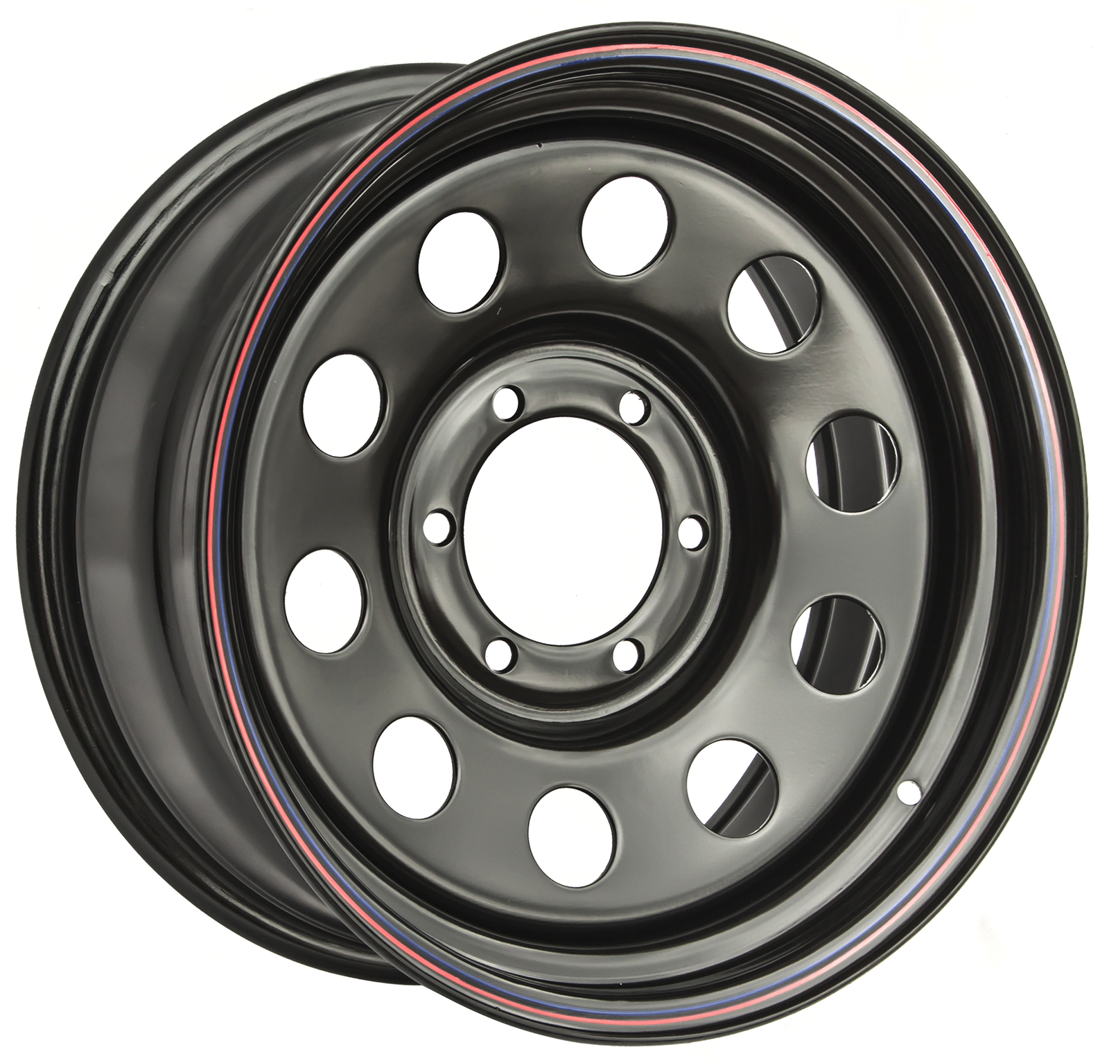 Диск штамп. Off-Road Wheels Toyota/Nissan 17x8.0J/6x139.7 D110 ET10 Черный