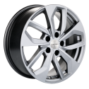 Диск литой Khomen Wheels KHW1703 (Tiguan) 17x7.0J/5x112 D57.1 ET40 G-Silver