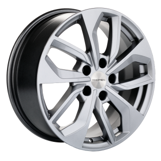 Диск литой Khomen Wheels KHW1703 (Tiguan) 17x7.0J/5x112 D57.1 ET40 G-Silver