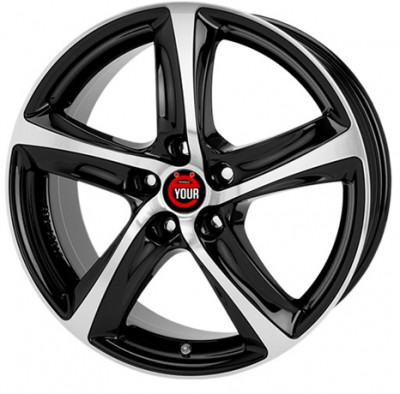 Диск литой Ё-wheels E09 14x5.5J/5x100 D57 ET38 MBF
