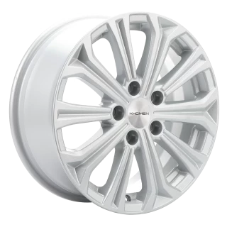 Диск литой Khomen Wheels KHW1610 (Octavia) 16x6.5J/5x112 D57.1 ET46 F-Silver