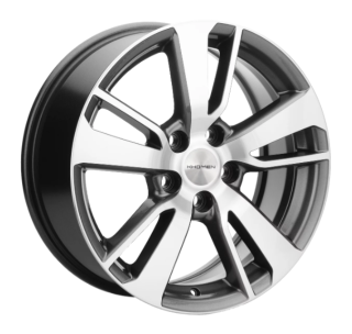 Диск литой Khomen Wheels 1704 17x7.0J/5x114.3 D60.1 ET39 Gray-FP