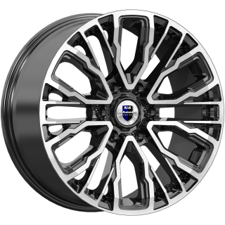 Диск литой КиК Кортес 19x8.5J/6x139.7 D75.1 ET42 алмаз чёрный