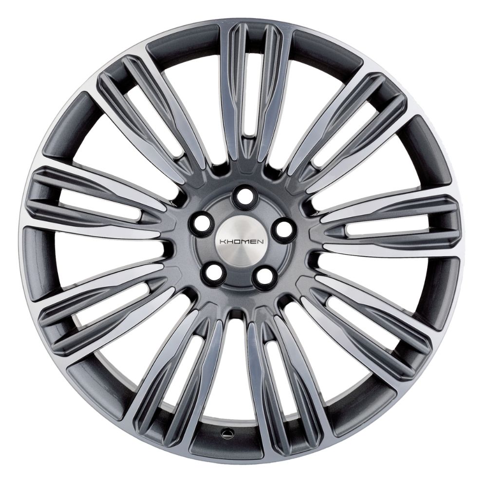 Диск литой Khomen Wheels KHW2004 (RRover) 20x8.5J/5x120 D72.6 ET45 Dark Chrome