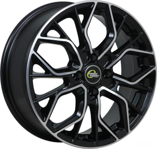 Диск литой CrossStreet CR-19 17x7.0J/5x110 D65.1 ET49 BKF