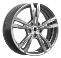 Диск литой КиК Karrera Light 18x7.0J/5x114.3 D67.1 ET38 Дарк платинум брайт