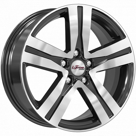 Диск литой iFree Rebel 17x7.0J/5x108 D67.1 ET45 блэк джек