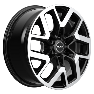 Диск литой MAK Gravel 16x6.5J/6x120 D74.5 ET50 Black mirror