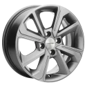 Диск литой Khomen Wheels KHW1501 (ZV 15_Vesta/Almera) 15x6.0J/4x100 D60.1 ET50 G-Silver