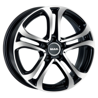 Диск литой MAK Stuttgart 18x8.0J/5x112 D66.6 ET48 Black mirror