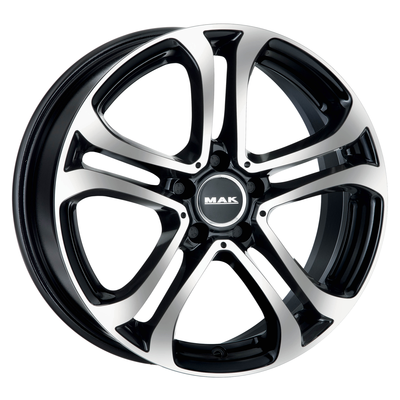 Диск литой MAK Stuttgart 18x8.0J/5x112 D66.6 ET48 Black mirror для SKODA Superb