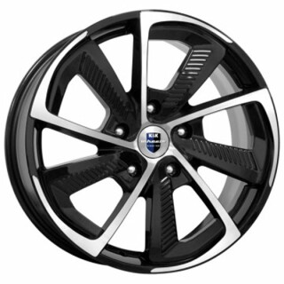 Диск литой КиК C.T.G. (КС687) 18x8.0J/5x114.3 D67.1 ET50 алмаз черный