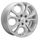 Диск литой Khomen Wheels KHW1711 (Haval/Honda) 17x6.5J/5x114.3 D64.1 ET50 F-Silver