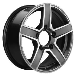 Диск литой Khomen Wheels 1614 16x6.5J/5x139.7 D98.5 ET35 Gray-FP