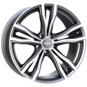 Диск литой MAK X-Mode 21x10.0J/5x112 D66.6 ET50 Gunmetal Mirror Face1