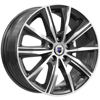 Диск литой КиК Арнар 15x6.0J/4x100 D54.1 ET46 алмаз чёрный