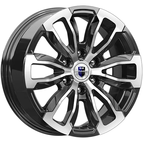 Диск литой КиК Меконг (KC959) 18x7.5J/6x139.7 D67.1 ET38 алмаз черный