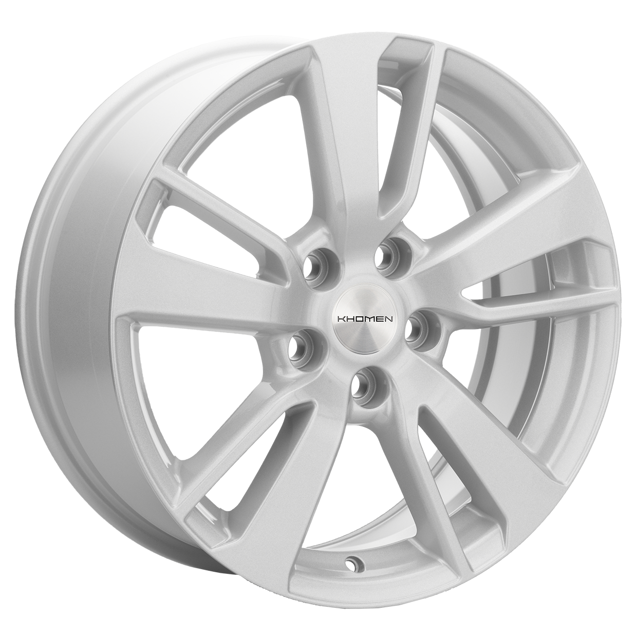 Диск литой Khomen Wheels KHW1704 (Outlander) 17x7.0J/5x114.3 D67.1 ET38 F-Silver