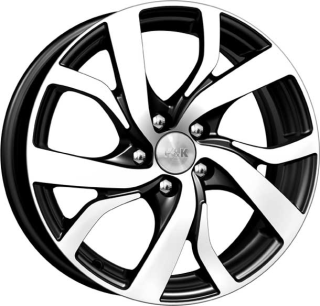 Диск литой КиК Палермо 16x6.5J/5x100 D67.1 ET38 алмаз черный